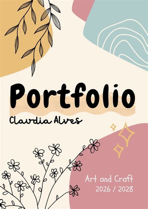 esp background design for portfolio|Free portfolio cover page templates to use and print.